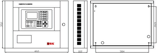 LDK800<a href=http://www.hxydcho.com/dianqihuozai/ target=_blank class=infotextkey>電氣火災監控</a>設備